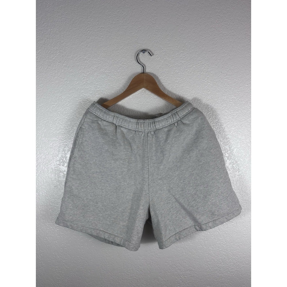 Yellow Label Co. Fleece Sweat Shorts Gray Size Medium Made in Portugal